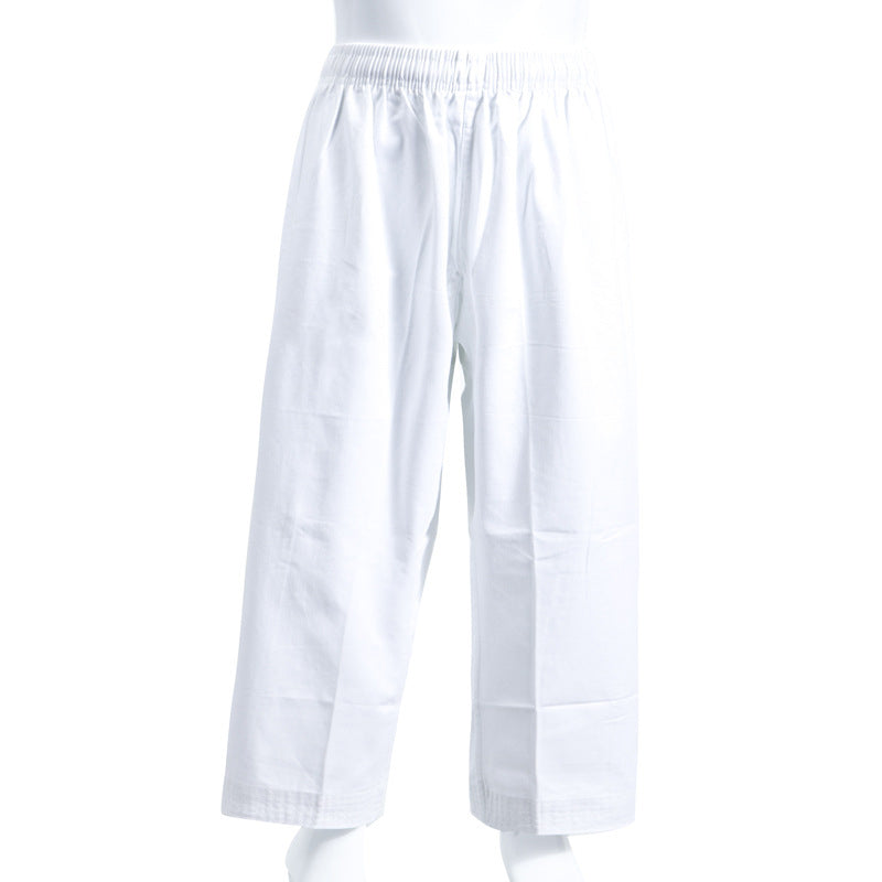 Premium Taekwondo Uniform – Cotton Karate Judo Dobok Pants – Men, Women, Kids – Kickboxing, MMA, Boxing, Muay Thai Training Gear