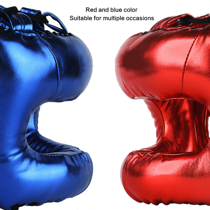 Premium Boxing Helmet – Muay Thai, Kickboxing, Sanda Training Headgear, Protective Head Protector Guard for Gym & Combat Sports