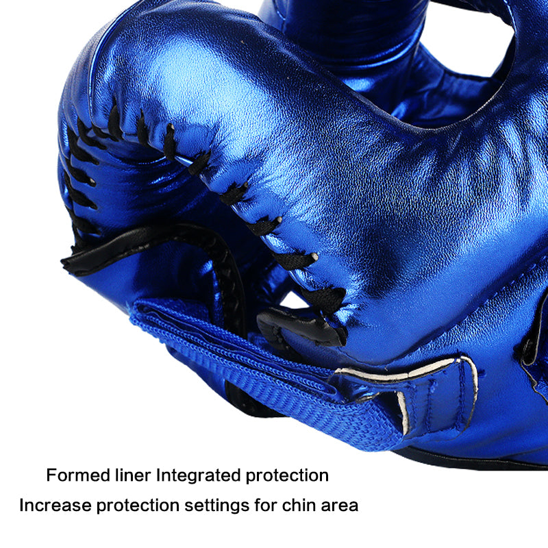 Premium Boxing Helmet – Muay Thai, Kickboxing, Sanda Training Headgear, Protective Head Protector Guard for Gym & Combat Sports