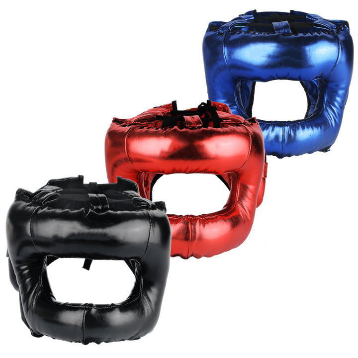 Premium Boxing Helmet – Muay Thai, Kickboxing, Sanda Training Headgear, Protective Head Protector Guard for Gym & Combat Sports