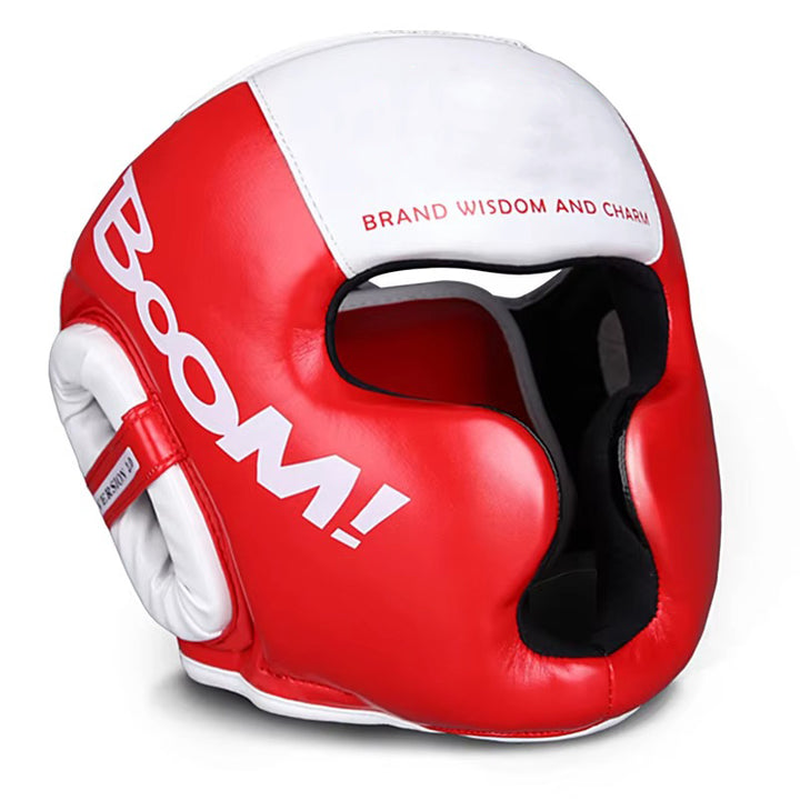 Premium Kickboxing Helmet – MMA Headgear, Karate, Muay Thai, Boxing, Sanda Training Protection for Adults & Kids, Adjustable, Comfortable & Durable