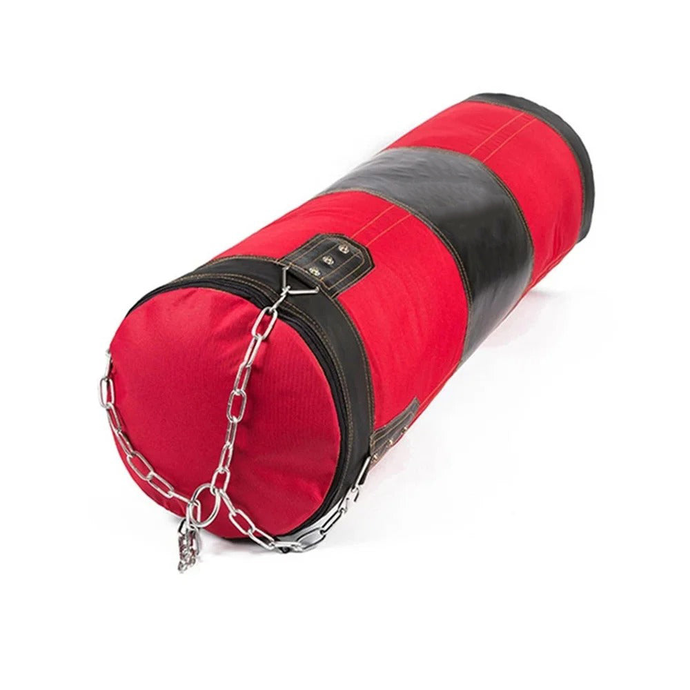 Premium Heavy Punching Sandbag – Durable Boxing Bag with Metal Chain Hook – Kick, Karate, Taekwondo Training – Includes Boxing Gloves, Wrist & Foot Guards, Shock-Absorbing Foam