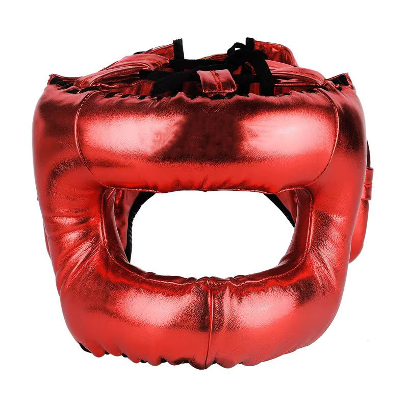Premium Boxing Helmet – Muay Thai, Kickboxing, Sanda Training Headgear, Protective Head Protector Guard for Gym & Combat Sports