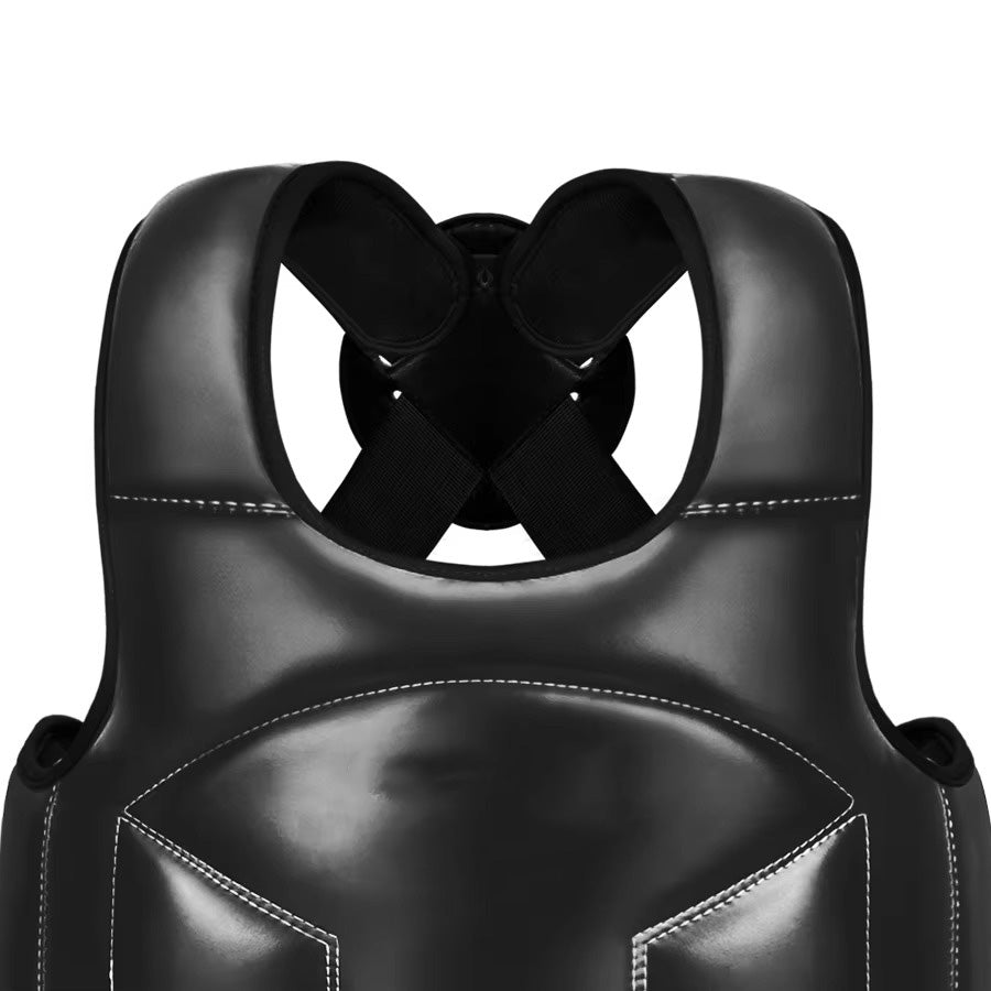 Premium Boxing Chest Guard – Reversible Rib Shield Protector for MMA, Taekwondo, Kickboxing & Martial Arts – Body Vest for Training, Target Practice, and Sanda