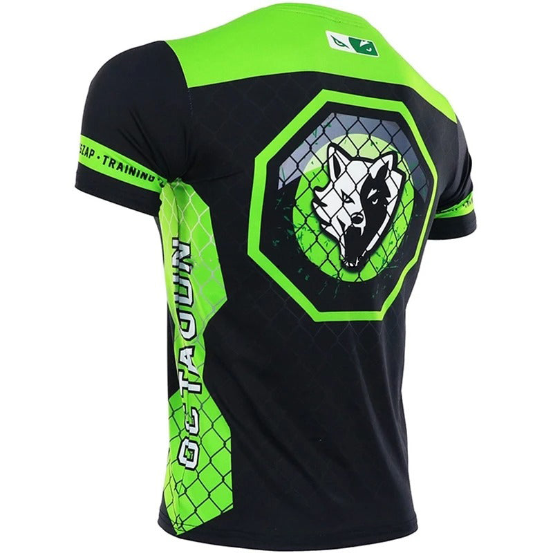 Premium MMA Boxing Training Set – UFC Fighting Suit for Men, Women & Children, Breathable Quick Dry Short Sleeve Sports Wear for Training & Sparring