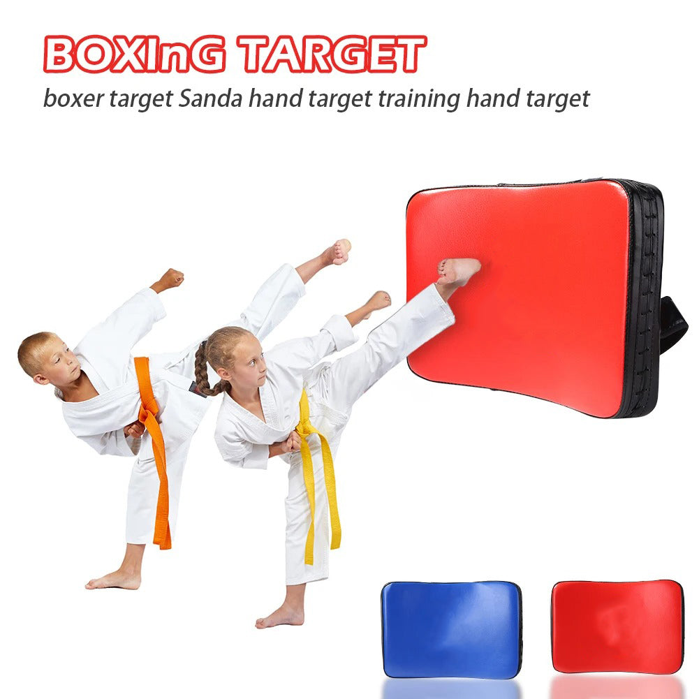 Premium Taekwondo Foot Target – Curved MMA, Muay Thai, Karate, Boxing Kicking Pad – Thickened SKY PU & EVA Foam – Durable Punching Target for Martial Arts Training – 35x25x5cm