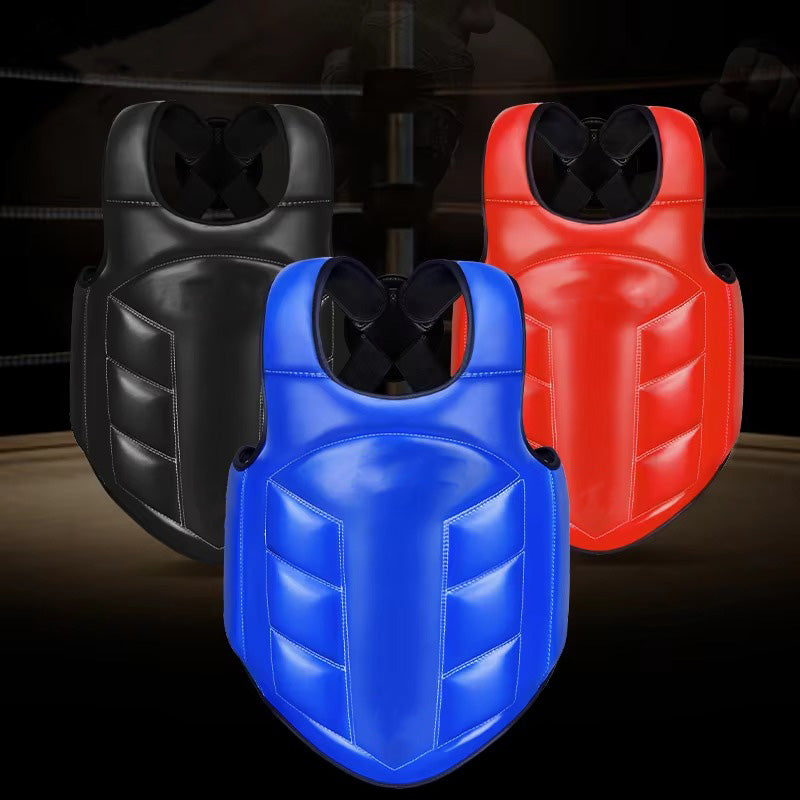 Premium Boxing Chest Guard – Reversible Rib Shield Protector for MMA, Taekwondo, Kickboxing & Martial Arts – Body Vest for Training, Target Practice, and Sanda