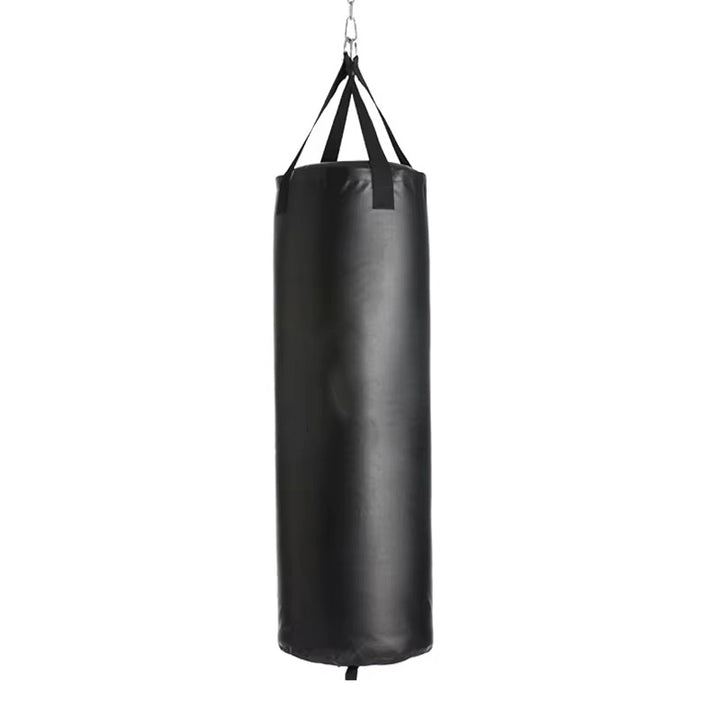 Premium Professional Boxing Sandbag – 40/46in Empty Heavy Punching Bag for Gym & Fitness – Durable Synthetic Leather, Reinforced Webbing, Hanging Kick Training – Includes Hook, Carabiner & Handwraps