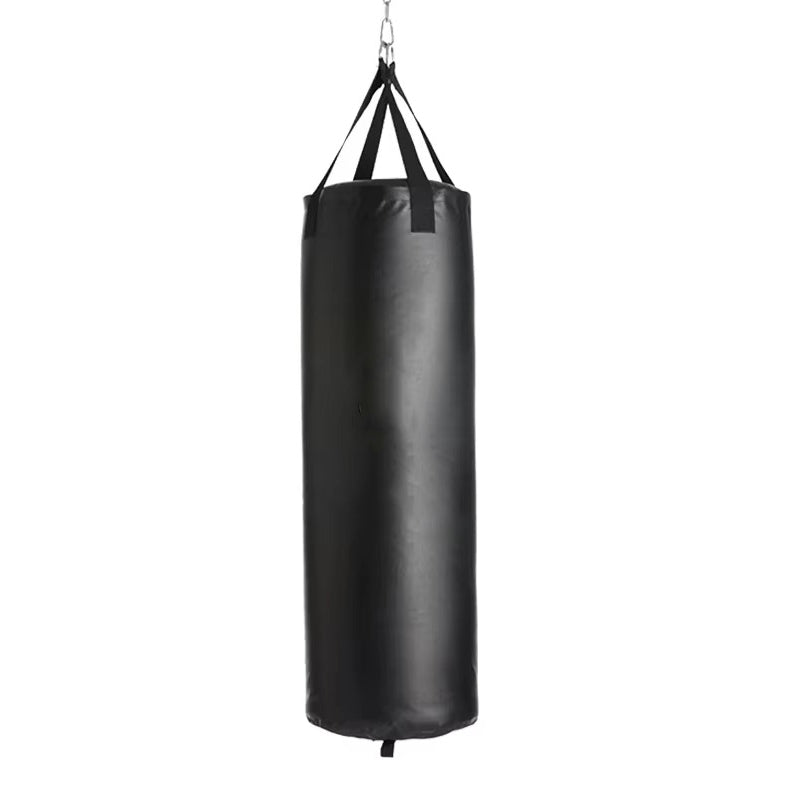 Premium Professional Boxing Sandbag – 40/46in Empty Heavy Punching Bag for Gym & Fitness – Durable Synthetic Leather, Reinforced Webbing, Hanging Kick Training – Includes Hook, Carabiner & Handwraps