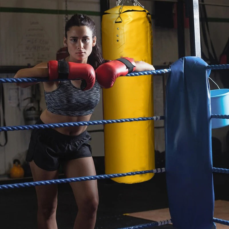 Premium Boxing Sandbag – High-Quality PU Punching Bag for Adult Practice – Durable Taekwondo, Karate & Thai Boxing Training – Includes Strong Metal Chain, Zipper Seal & Multiple Sizes