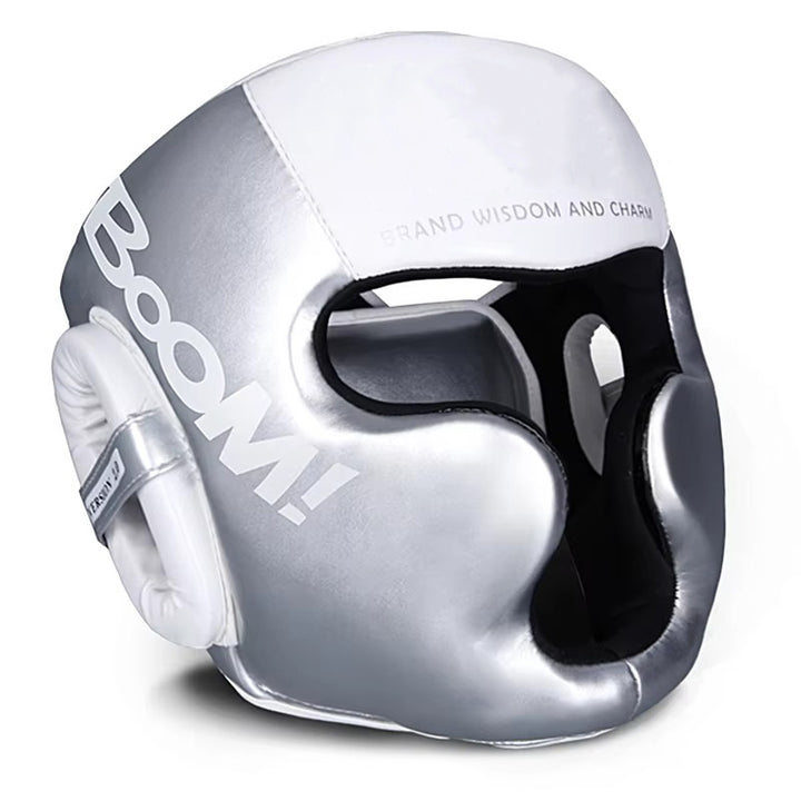 Premium Kickboxing Helmet – MMA Headgear, Karate, Muay Thai, Boxing, Sanda Training Protection for Adults & Kids, Adjustable, Comfortable & Durable