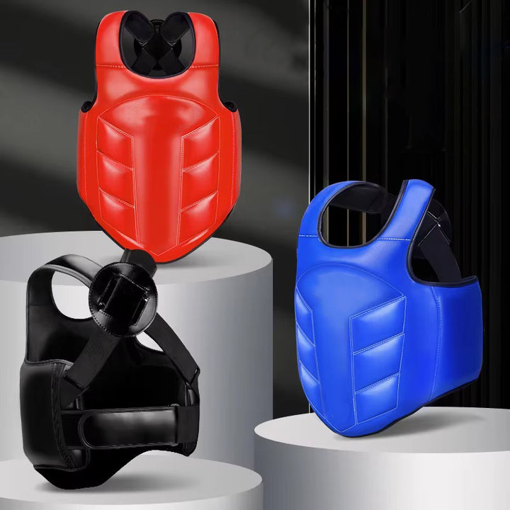 Premium Boxing Chest Guard – Reversible Rib Shield Protector for MMA, Taekwondo, Kickboxing & Martial Arts – Body Vest for Training, Target Practice, and Sanda