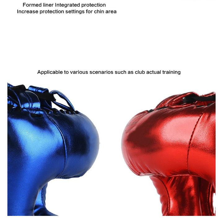 Premium Boxing Helmet – Muay Thai, Kickboxing, Sanda Training Headgear, Protective Head Protector Guard for Gym & Combat Sports