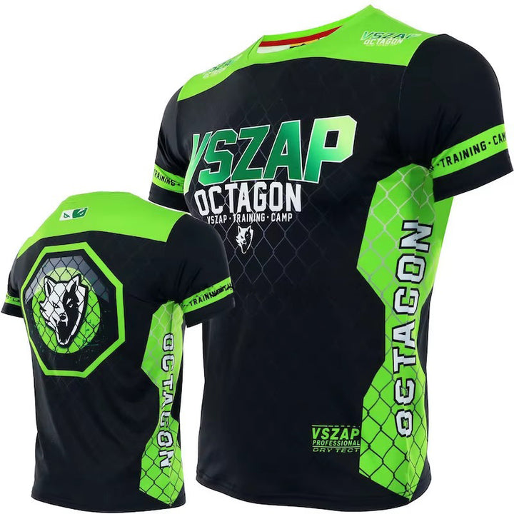 Premium MMA Boxing Training Set – UFC Fighting Suit for Men, Women & Children, Breathable Quick Dry Short Sleeve Sports Wear for Training & Sparring