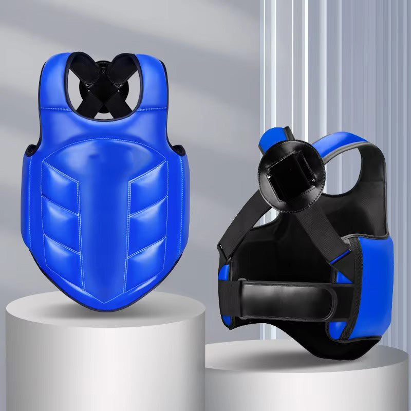 Premium Boxing Chest Guard – Reversible Rib Shield Protector for MMA, Taekwondo, Kickboxing & Martial Arts – Body Vest for Training, Target Practice, and Sanda