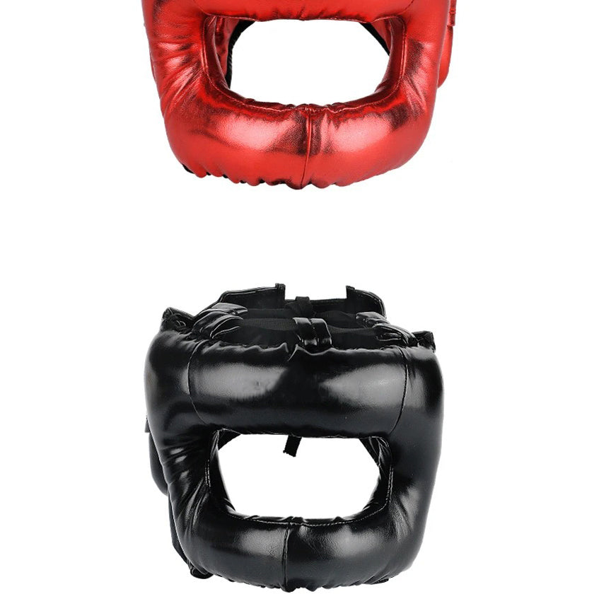 Premium Boxing Helmet – Muay Thai, Kickboxing, Sanda Training Headgear, Protective Head Protector Guard for Gym & Combat Sports