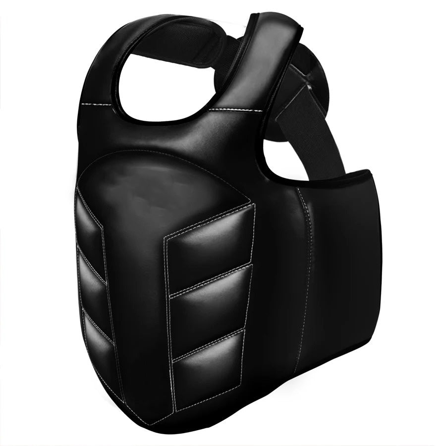 Premium Boxing Chest Guard – Reversible Rib Shield Protector for MMA, Taekwondo, Kickboxing & Martial Arts – Body Vest for Training, Target Practice, and Sanda