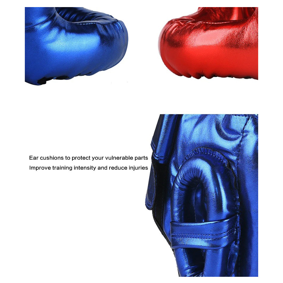 Premium Boxing Helmet – Muay Thai, Kickboxing, Sanda Training Headgear, Protective Head Protector Guard for Gym & Combat Sports
