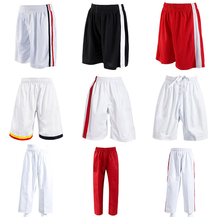 Premium Taekwondo Uniform – Cotton Karate Judo Dobok Pants – Men, Women, Kids – Kickboxing, MMA, Boxing, Muay Thai Training Gear