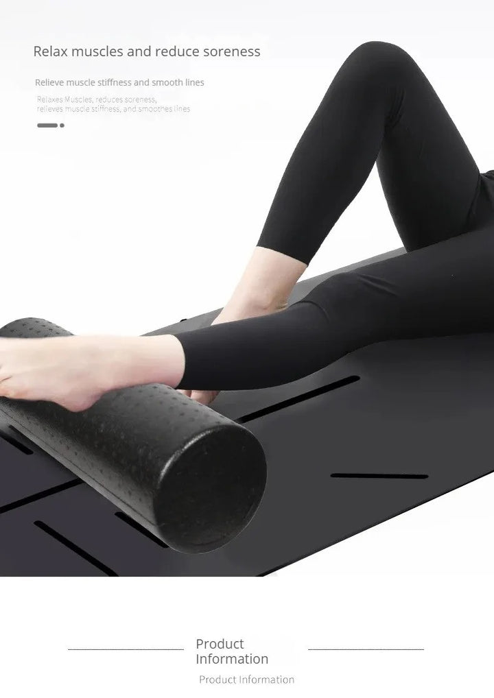 Premium High-Density Foam Roller for Back Stretching, Yoga, Pilates & Muscle Recovery, Firm Full-Body Athletic Massage Tool for Post-Workout Flexibility, Deep Tissue Therapy, 36x6 inch