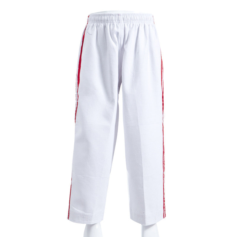 Premium Taekwondo Uniform – Cotton Karate Judo Dobok Pants – Men, Women, Kids – Kickboxing, MMA, Boxing, Muay Thai Training Gear