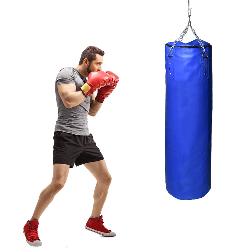 Premium Boxing Sandbag – High-Quality PU Punching Bag for Adult Practice – Durable Taekwondo, Karate & Thai Boxing Training – Includes Strong Metal Chain, Zipper Seal & Multiple Sizes
