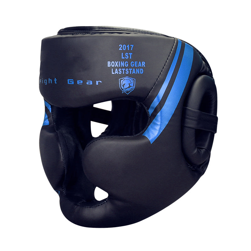 Premium Kickboxing Helmet – Full Face Muay Thai, MMA, Karate, Sanda Training Headgear, PU Leather, Protective Guard for Men & Women, Adjustable Sizes S/M/L