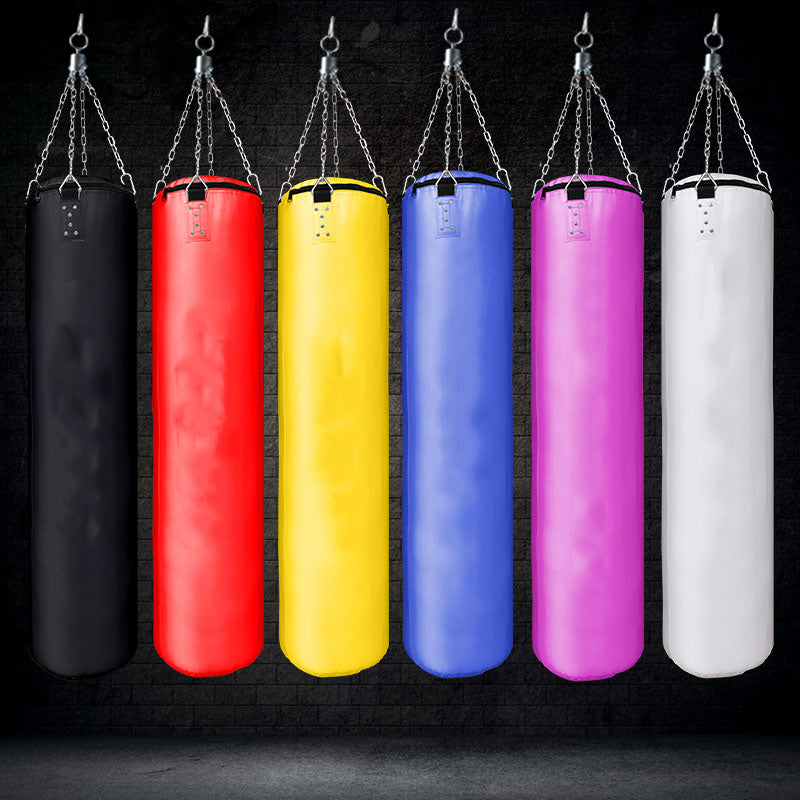 Premium Boxing Sandbag – High-Quality PU Punching Bag for Adult Practice – Durable Taekwondo, Karate & Thai Boxing Training – Includes Strong Metal Chain, Zipper Seal & Multiple Sizes
