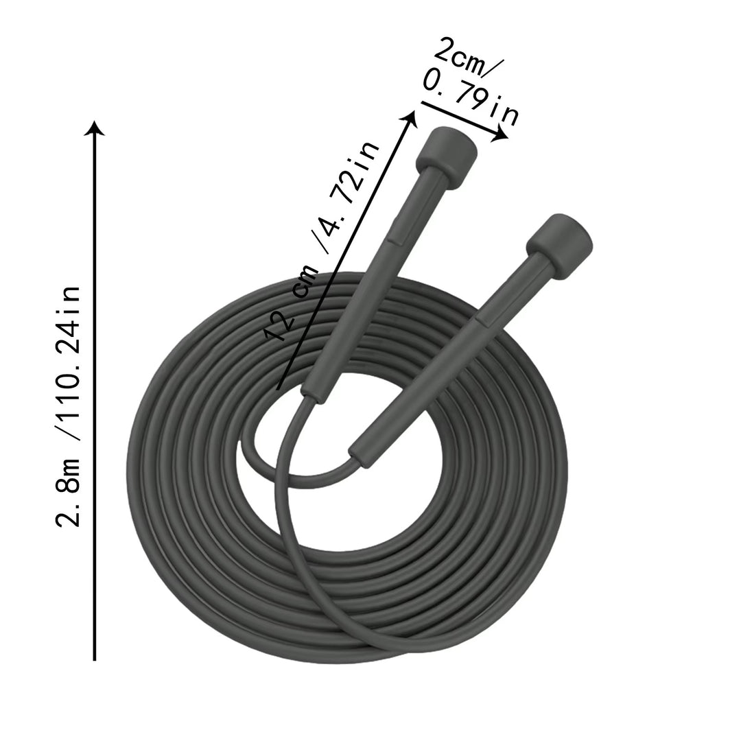 Premium Speed Skipping Rope for Adults & Kids – Adjustable Jump Rope for Weight Loss & Fitness, Professional PVC Material, 2.8m Length, Portable Sports Equipment, Ideal for Gym & Home Workouts, - StrengthXPhysiotherapy