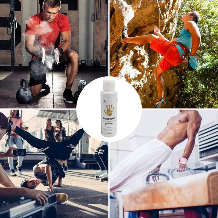 Premium Anti-Slip Liquid Chalk for Fitness, Rock Climbing & Sports - Sweat-Absorbent Magnesium Powder for Enhanced Grip, 