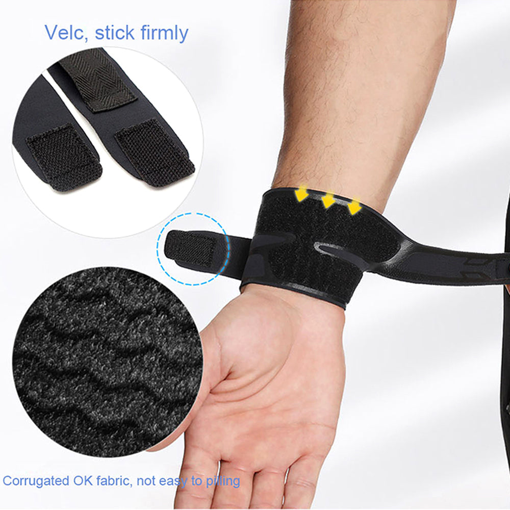 Premium Ultra-Thin Compression Wrist Brace – Adjustable Wrist Straps for Workout, Tennis, Weightlifting, Carpal Tunnel,  