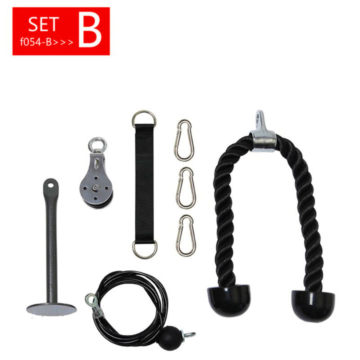 Premium Cable Pulley System – Adjustable Gym Fitness Equipment for Lat Pull, Tricep, Bicep, Back & Shoulder Workout, High 