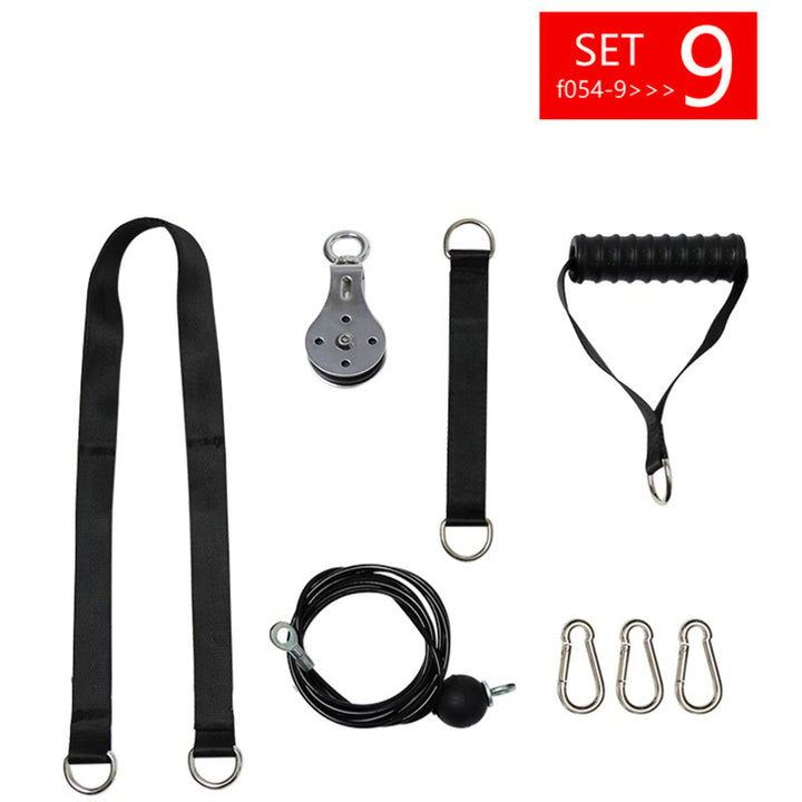 Premium Cable Pulley System – Adjustable Gym Fitness Equipment for Lat Pull, Tricep, Bicep, Back & Shoulder Workout, High 