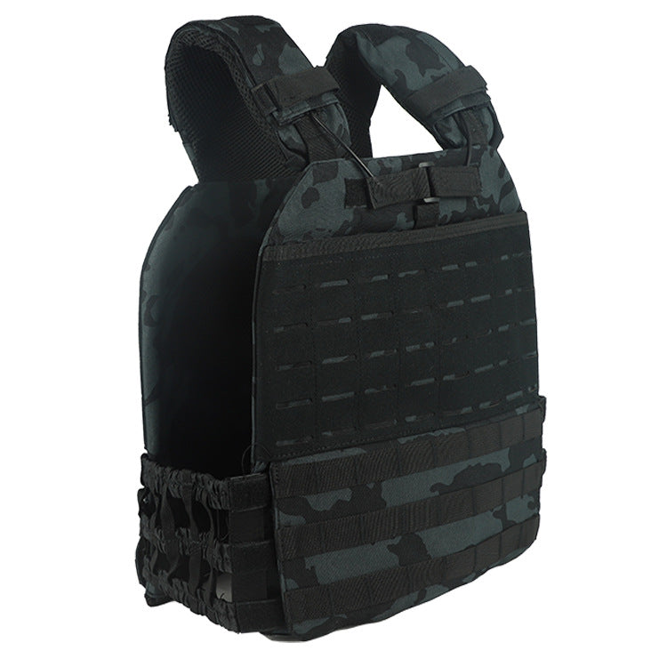 Premium Tactical Hunting Vest for Men – Camouflage Plate Carrier, 900D Outdoor Sports Fitness, Weighted Training Vest,