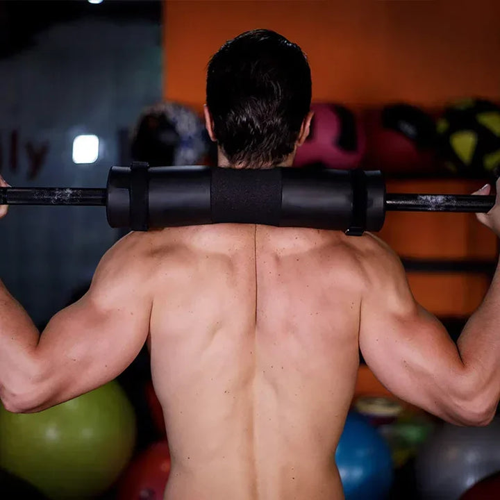 Premium Thick Bar Dumbbell Handles for Weightlifting - Anti-Slip Silicon Grip, Forearm Strength Support, Joint Pain Relief,