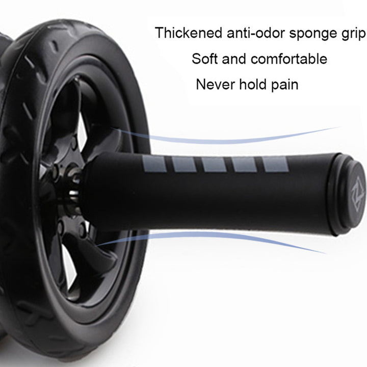 Premium Ab Roller Wheel for Core & Abdominal Strength Training - No Noise, Durable ABS & EVA Material, Includes Mat for