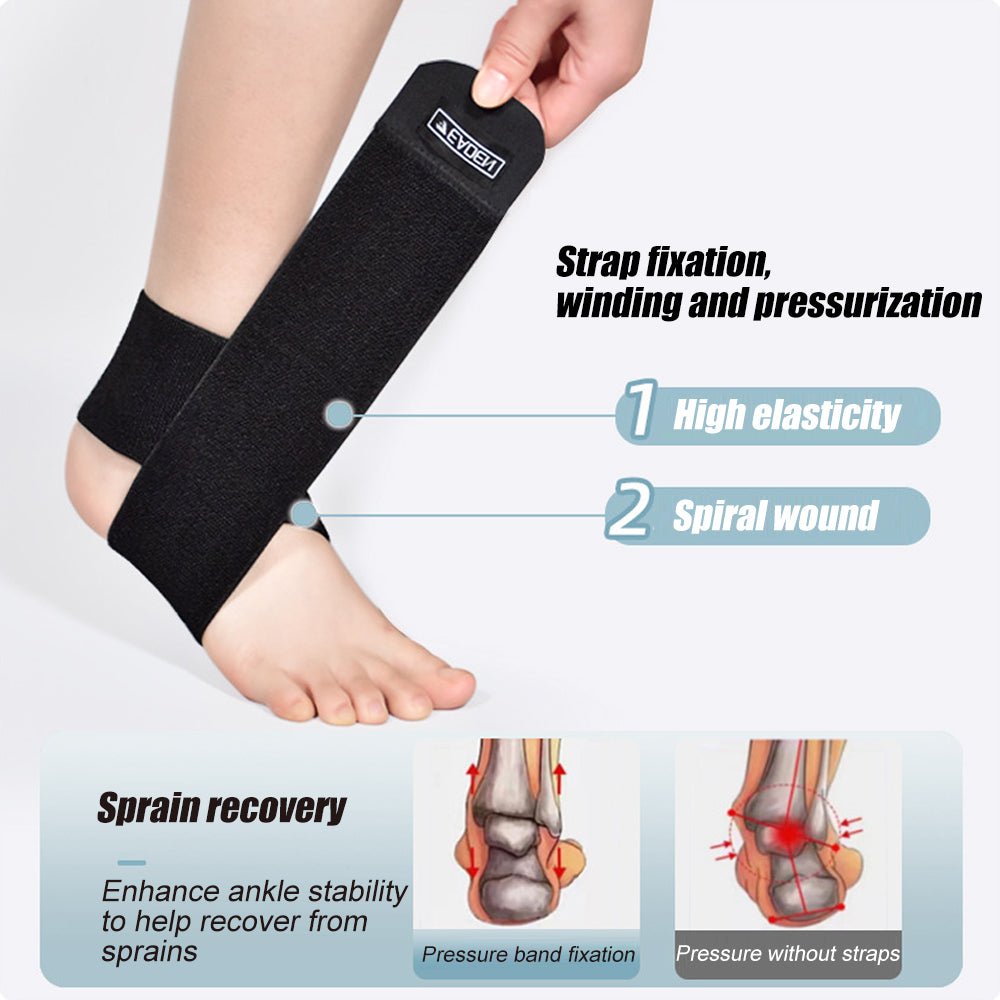Premium Adjustable Ankle Brace Support for Men, Women & Kids – Ultrathin High-Elastic Compression Sleeves for Pain Relief & 