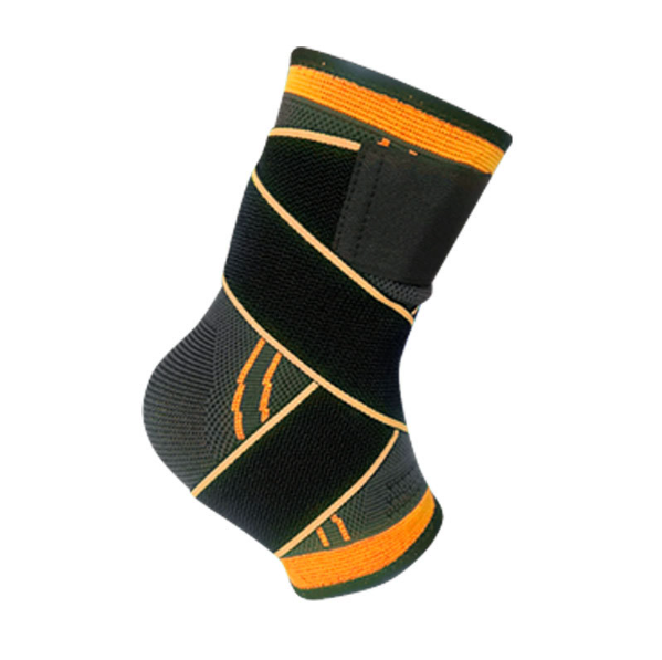 Premium Pressurized Bandage Ankle Support Brace – Elastic Foot Strap for Fitness, Sports, Gym, and Badminton – One Size Fit