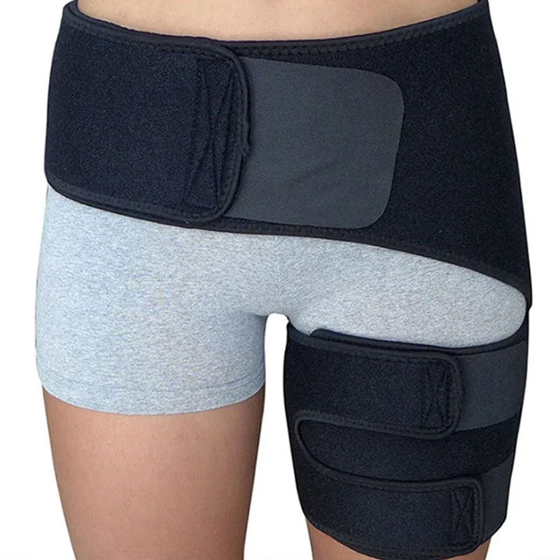 Premium Sciatica Nerve Pain Relief Compression Brace - Adjustable Groin & Thigh Support, Neoprene Warmth for Arthritis, Injur