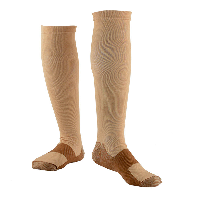 Premium Compression Socks for Men & Women – Copper-Infused Anti-Fatigue Pain Relief – Varicose Vein & Knee High Support 