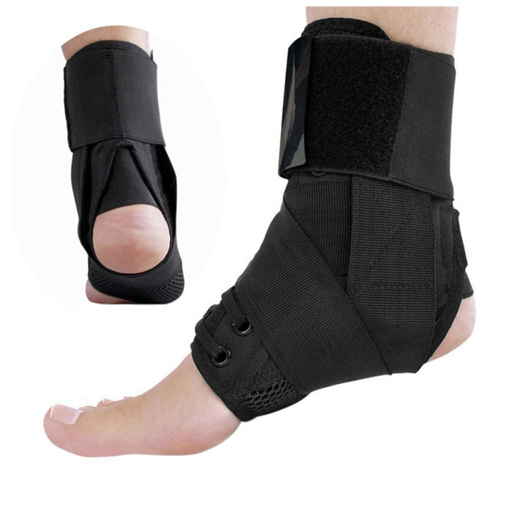 Premium Adjustable Ankle Brace Support for Sports - Lace Up Stabilizer Straps for Sprained Foot - Compression Sleeve - Availa