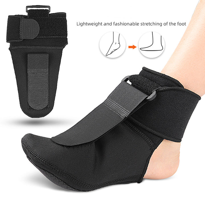 Premium Plantaar Fasciitis Night Splint Sock - Soft Foot Drop Brace for Pain Relief, Adjustable Stretcher for Achilles 