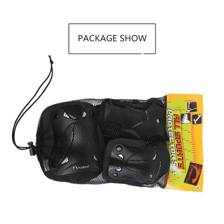 Premium Protective Gear Set for Kids & Adults – Elbow, Knee, Wrist Pads for Skateboarding, Roller Skating, BMX, Cycling, & Outdoor Sports – Adjustable, Breathable, Shockproof Safety Pads - StrengthXPhysiotherapy