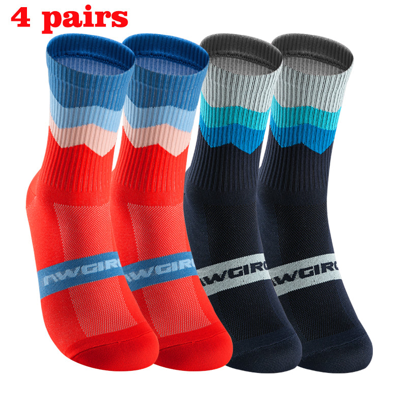 Premium Cycling Socks for Men & Women – Compression Sports Socks for Road, MTB & Racing – Outdoor Unisex Performance 