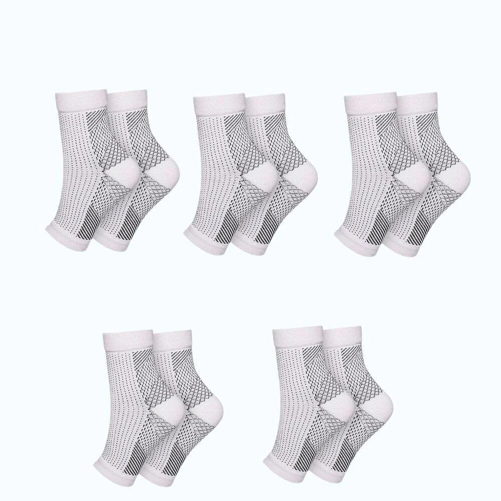 Premium Ankle Support Compression Sleeves – Breathable Sports Brace for Men & Women, Running & Outdoor Protection, 1/3/5 Pairs, Adjustable Fit, Comfortable Support - StrengthXPhysiotherapy