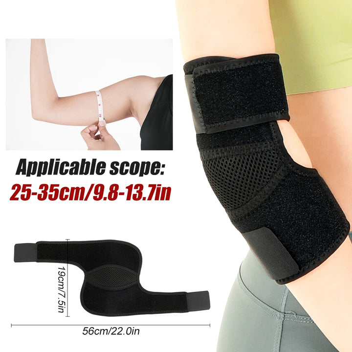 Premium Elbow Support Sleeve for Basketball & Football – Breathable Arm Sleeve Protector for Sports Safety, Adjustable 