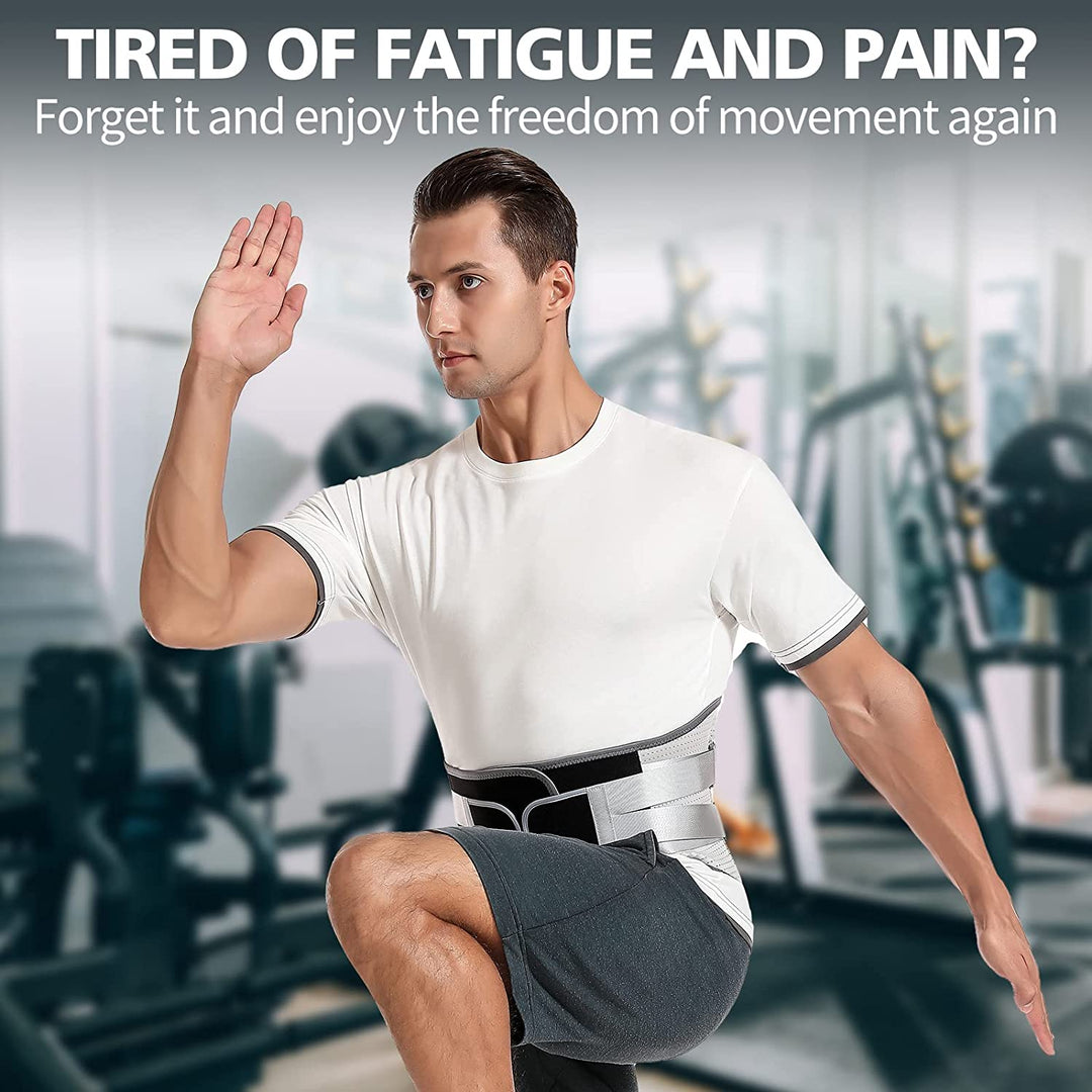 Premium Lower Back Brace for Lumbar Support, Ergonomic Sports Belts for Herniated Discs & Sciatica Relief for Men & Women