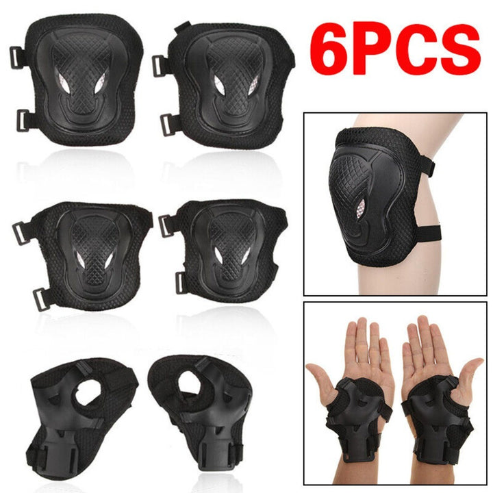 Premium Protective Gear Set for Kids & Adults – Knee Pads, Elbow Pads, Wrist Guards for Skateboarding, Roller Skating, 