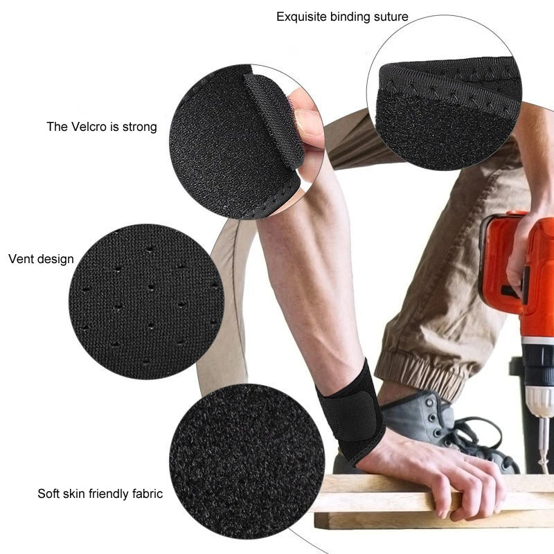 Premium Sports Wrist Support – Neoprene Elastic Bandage for Basketball, Fitness & Hand Palm Protection, Adjustable Winding Wristband, Thumb Fixing, Sweat-Absorbent, Comfortable Design - StrengthXPhysiotherapy