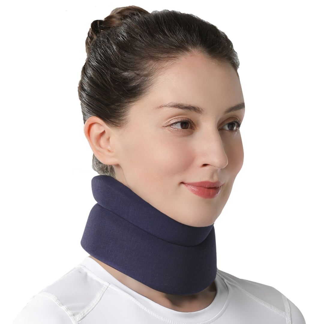 Premium Adjustable Neck Brace Foam Cervical Collar for Pain Relief, Comfortable Support for Home Use and Sleeping, Various 